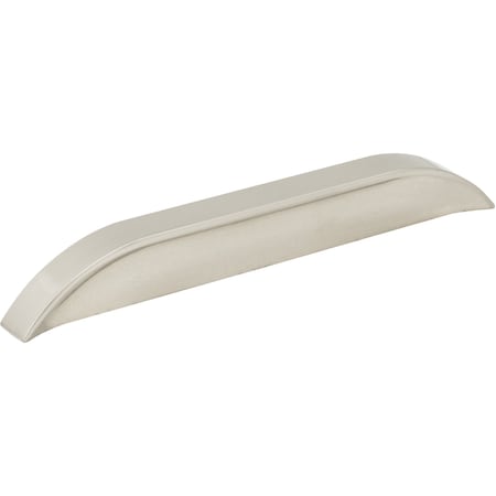 Jeffrey Alexander 128 mm / 160 mm Center-to-Center Satin Nickel Elara Cabinet Pinch Pull 484-128160SN